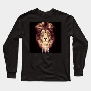 The Lion of Judah is Jesus V3 Long Sleeve T-Shirt